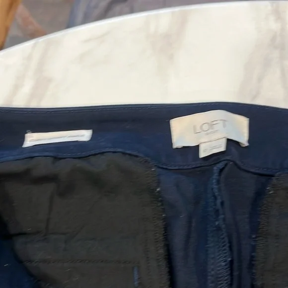 Loft Outlet Velvet Zip Pocket Pants - Picture 4 of 6